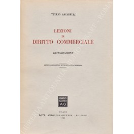 Lezioni di diritto commerciale. Introduzione