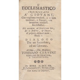 L'ecclesiastico indirizzato a' giovani