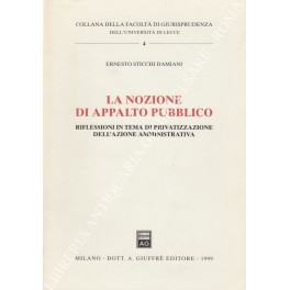 La nozione di appalto pubblico