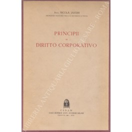 Principii di diritto corporativo