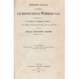 Repertorio generale di massime di giurisprudenza commerciale