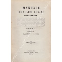 Manuale idraulico legale