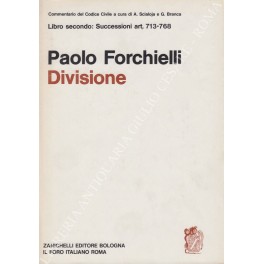 Della divisione. Art. 713-768