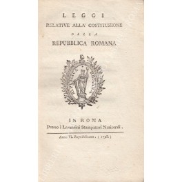 Leggi relative alla costituzione della Repubblica Romana