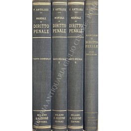 Manuale di diritto penale - Libreria Antiquaria Giulio Cesare