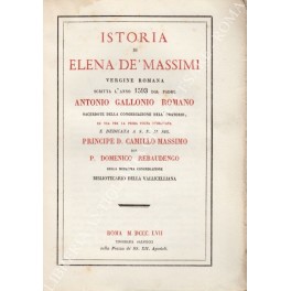 Istoria di Elena de' Massimi