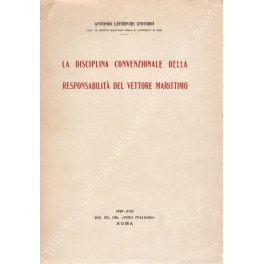 La disciplina convenzionale della responsabilità 