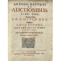 Antonii Matthaei.. De auctionibus libri duo 