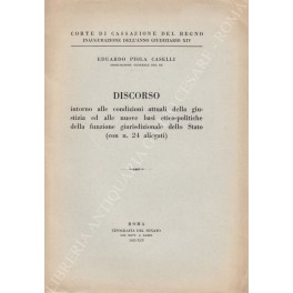 Discorso intorno alle condizioni attuali della giustizia 