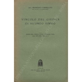 Vincolo del giudice di secondo rinvio