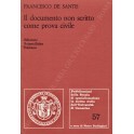 Il documento non scritto come prova civile