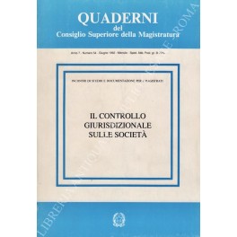 Il controllo giurisdizionale sulle società