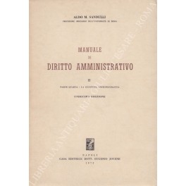 Manuale di diritto amministrativo