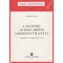 L'accesso ai documenti amministrativi