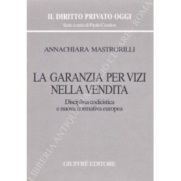 La garanzia per vizi nella vendita