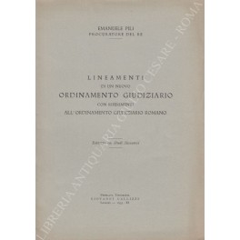 Lineamenti di un nuovo ordinamento giudiziario 