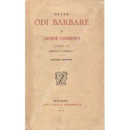 Delle odi barbare