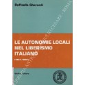 Le autonomie locali nel liberismo italiano (1861 - 1900)