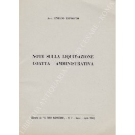 Note sulla liquidazione coatta amministrativa