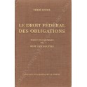 Les droit federal des obligations