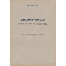 Alessandro Manzoni come scrittore nazionale