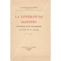 La litterature alpestre en France et en Angleterre