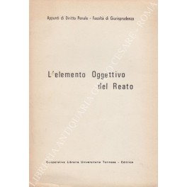 L'elemento Oggettivo del Reato