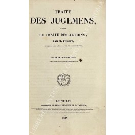 Traite des jugemens