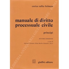 Manuale di diritto processuale civile