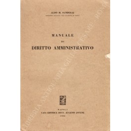 Manuale di diritto amministrativo