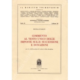 Commento al testo unico delle imposte sulle successioni