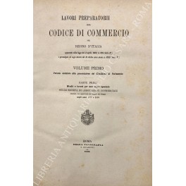 Lavori preparatorii del Codice di commercio del Regno d'Italia