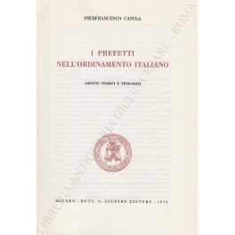 I prefetti nell'ordinamento italiano