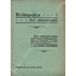 Delinquenza dei minorenni