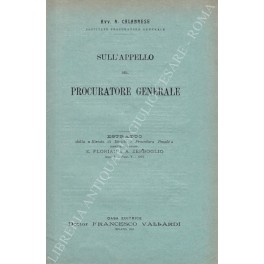 Sull'appello del procuratore generale