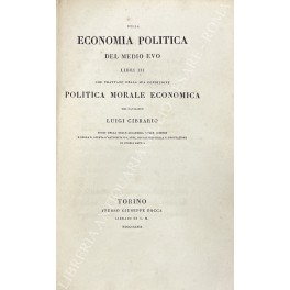 Della economia politica del Medio Evo