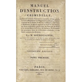 Manuel d'instruction criminelle