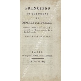 Principes et questions de morale naturelle