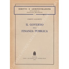 Il governo della finanza pubblica