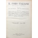 Il Foro Italiano. Annata 1940