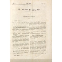 Il Foro Italiano. Annata 1880