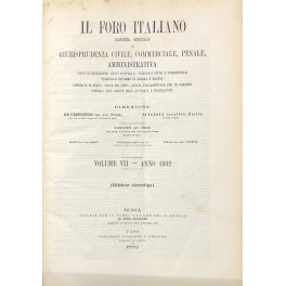 Il Foro Italiano. Annata 1882