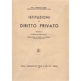 Istituzioni di diritto privato. Vol. I - Parte gen