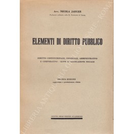 Elementi di diritto pubblico