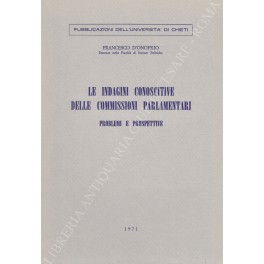 Le indagini conoscitive delle commissioni parlamentari