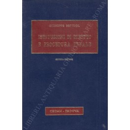 Istituzioni di diritto e procedura penale 