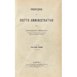 Principii di dritto amministrativo