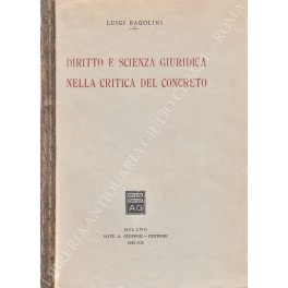 Diritto e scienza giuridica nella critica del concreto