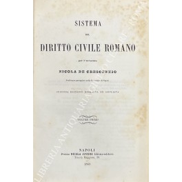 Sistema del diritto civile romano