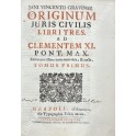 Jani Vincentii Gravinae Originum Juris Civilis Libri tres